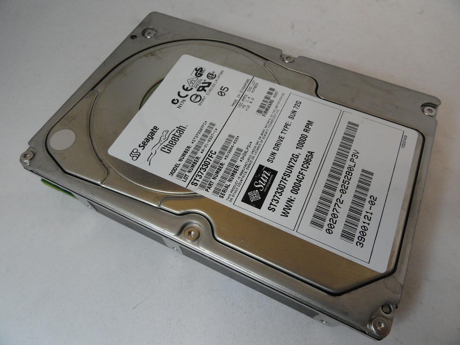 9V3004-039 - Seagate Sun 73GB Fibre Channel 10Krpm 3.5in Cheetah HDD - USED
