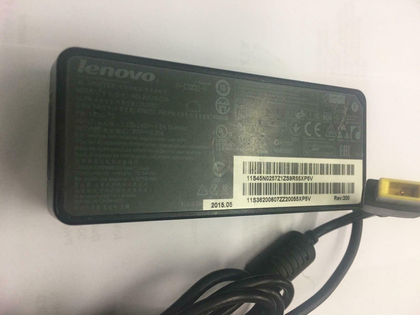 Lenovo Yoga Charger Adaptor(ADLX65NCC3A USED)