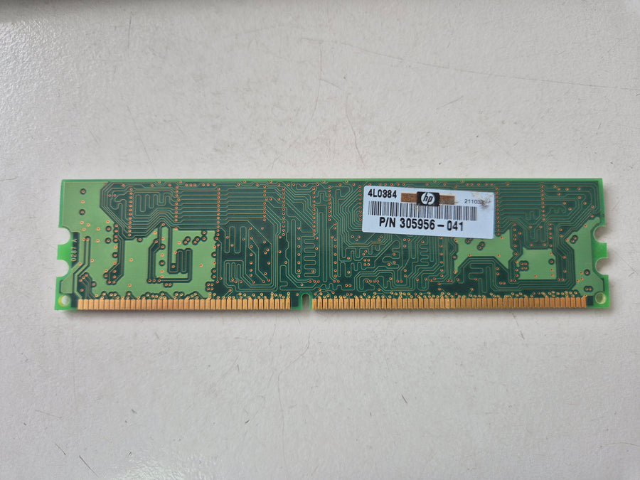 Micron HP 128MB PC2700 DDR-333MHz non-ECC Unbuffered CL2.5 184-Pin DIMM ( MT4VDDT1664AG-335C3 305956-041 ) REF