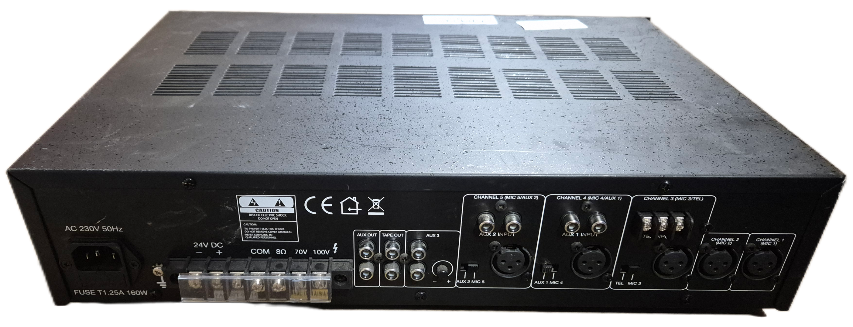 Eagle PA6060T 60W Public Address Amplifier - Missing CH1 knob ( PA6060T-00228 ) USED