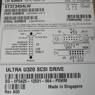 PR11527_9X5005-041_Seagate Dell 73GB SCSI 68 Pin 15Krpm 3.5in HDD - Image3
