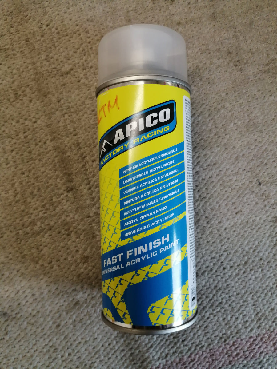 APICO FACTORY RACING UNIVERSAL ACRYLIC PAINT KTM SX ORANGE ( 5971021 NEW )