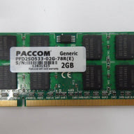 Paccom DDR2 2Gb SODIMM ( PFD2SO533-02G-78R(E)     Paccom )