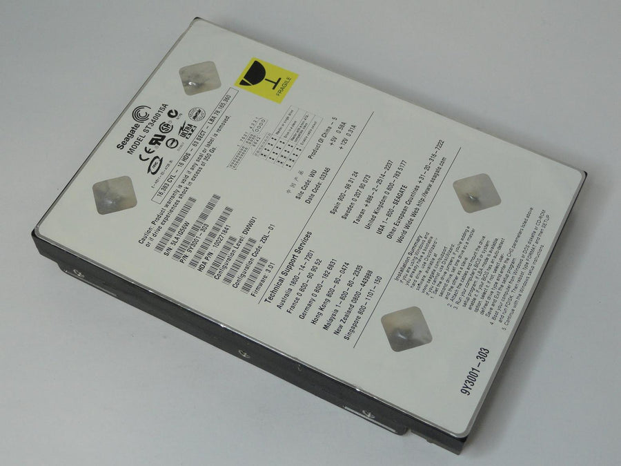 Seagate Barracuda 5400.1 40GB IDE 5400RPM 3.5in HDD ( 9Y3001-003 ST340015A ) REF