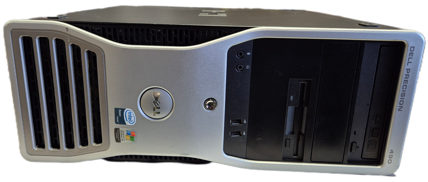 Dell Precision 490 DVD Xeon 5160 3GHz 3GB RAM NO HDD NO OS Nvidia Quadro Win XP Pro COA Present ( DCTA ) USED 
