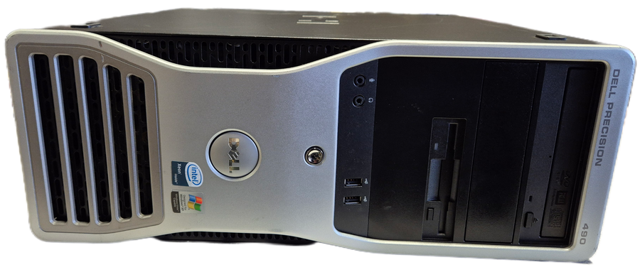 Dell Precision 490 DVD Xeon 5160 3GHz 3GB RAM NO HDD NO OS Nvidia Quadro Win XP Pro COA Present ( DCTA ) USED 