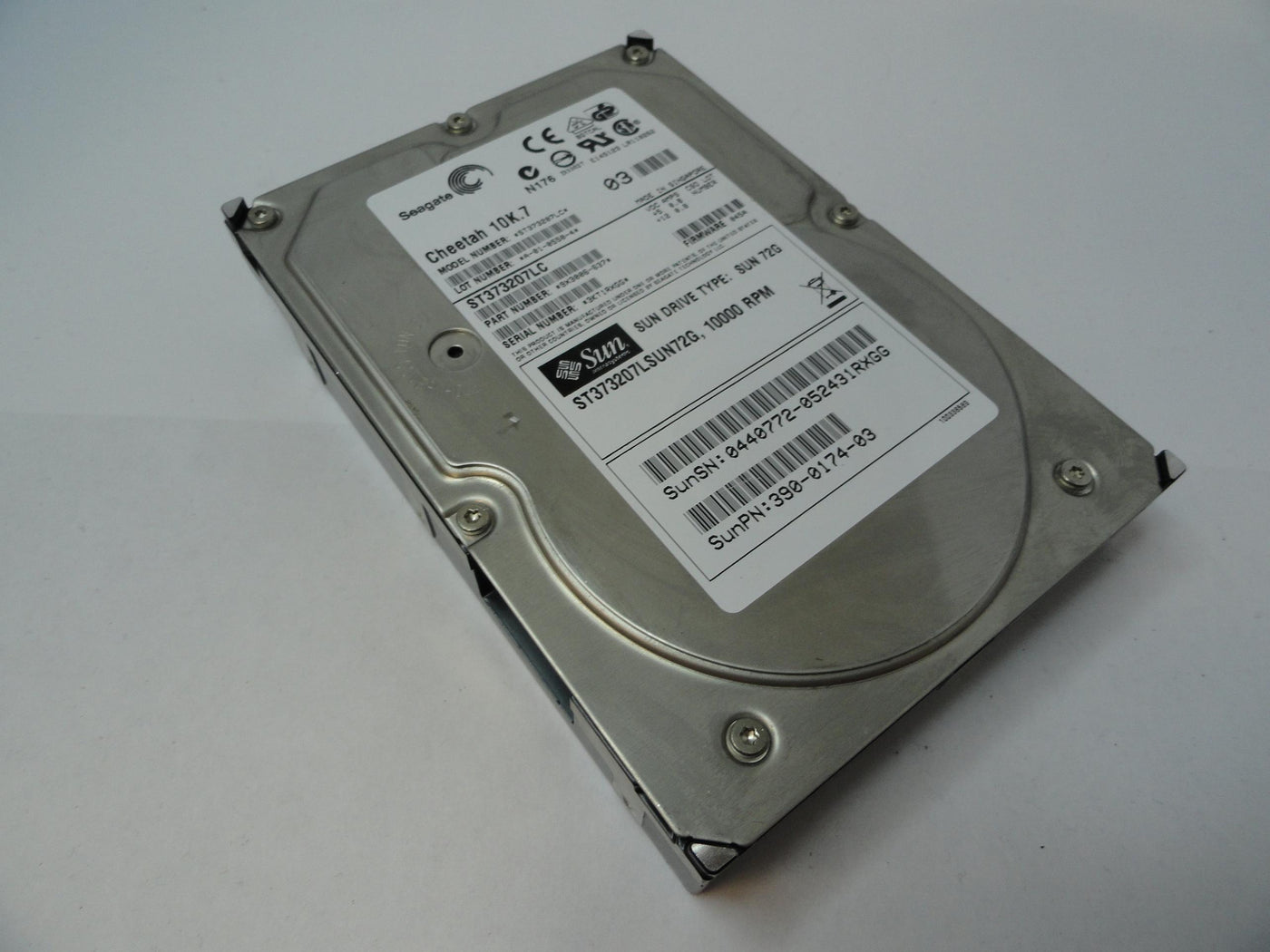 PR18793_9X3006-637_Seagate Sun 72GB SCSI 80 Pin 10Krpm 3.5in HDD - Image3