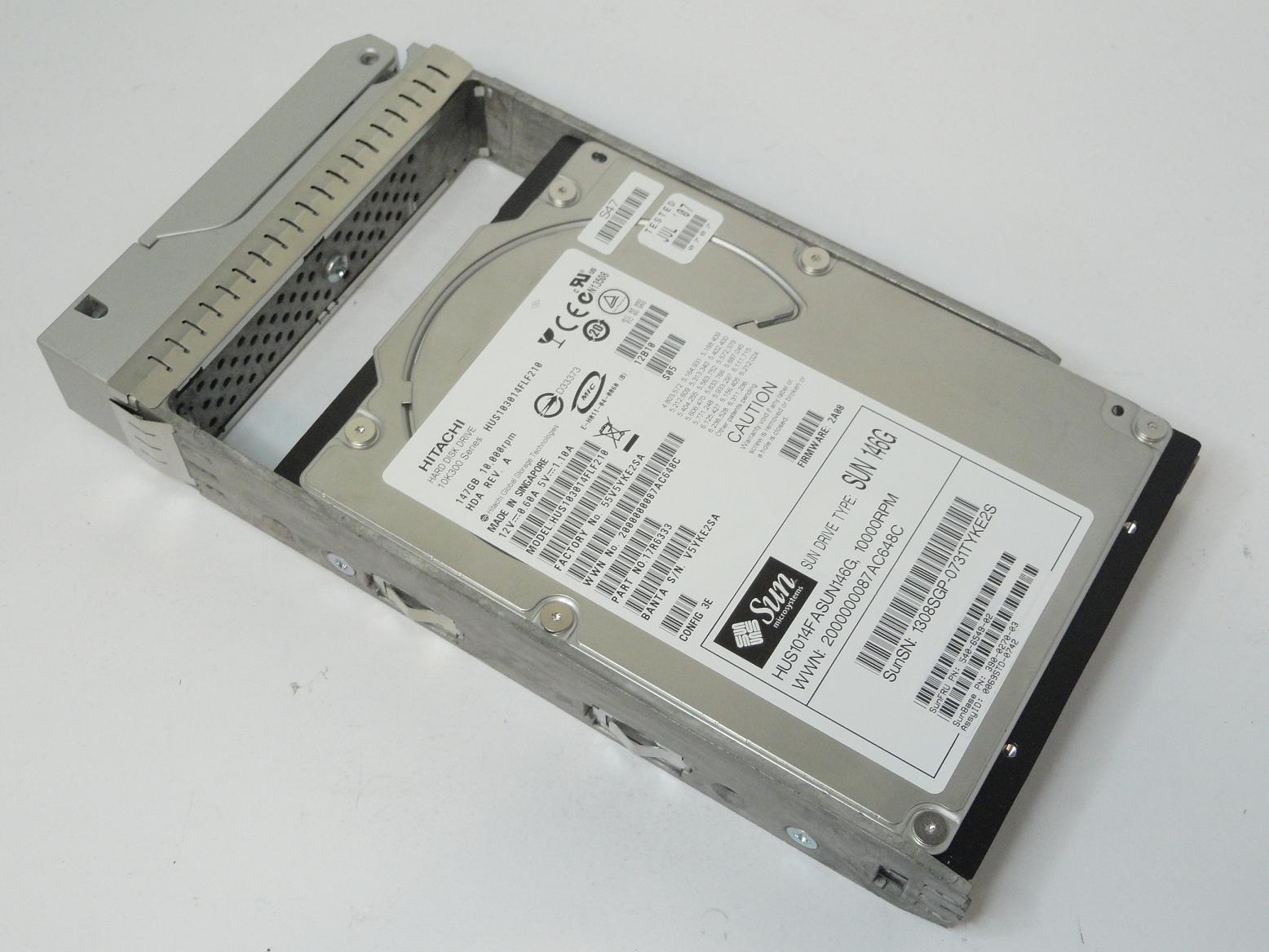 17R6333 - Hitachi SUN 147GB Fibre Channel 10Krpm 3.5in HDD in Caddy - Refurbished