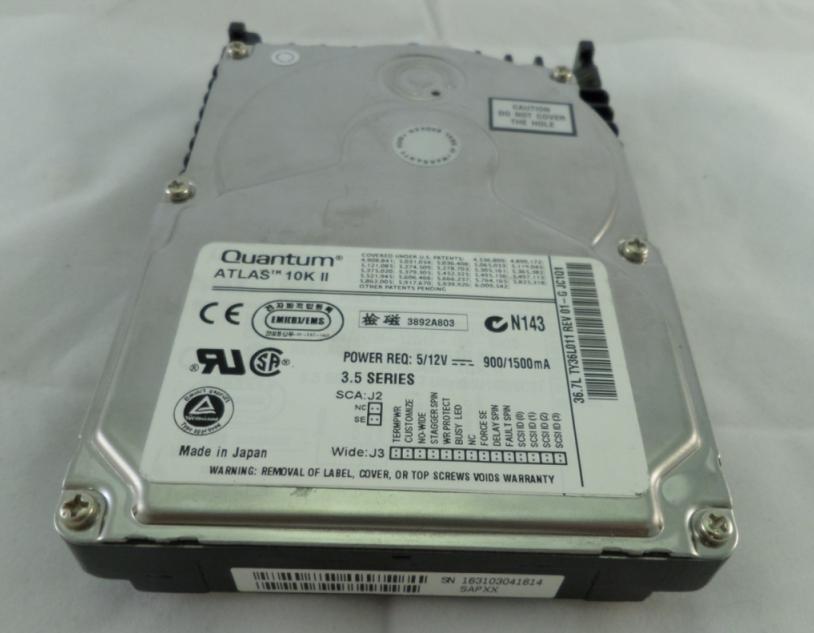 MC5853_TY36L011_Quantum 36Gb SCSI 68Pin 3.5" 10Krpm HDD - Image2