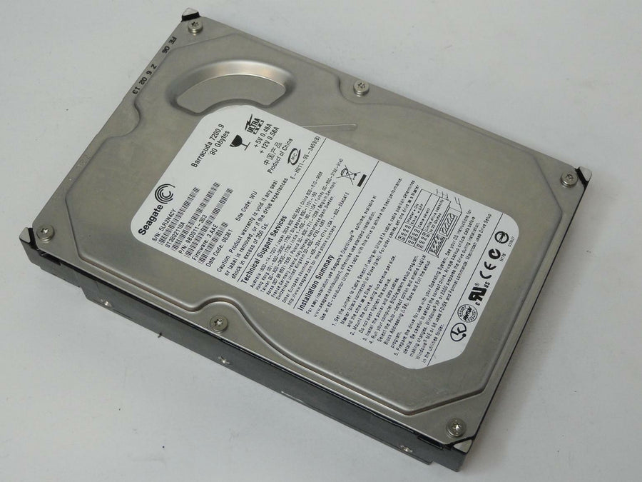 Seagate 80GB IDE 7200rpm 3.5'' HDD ( 9BD011-304 ST3802110A ) USED