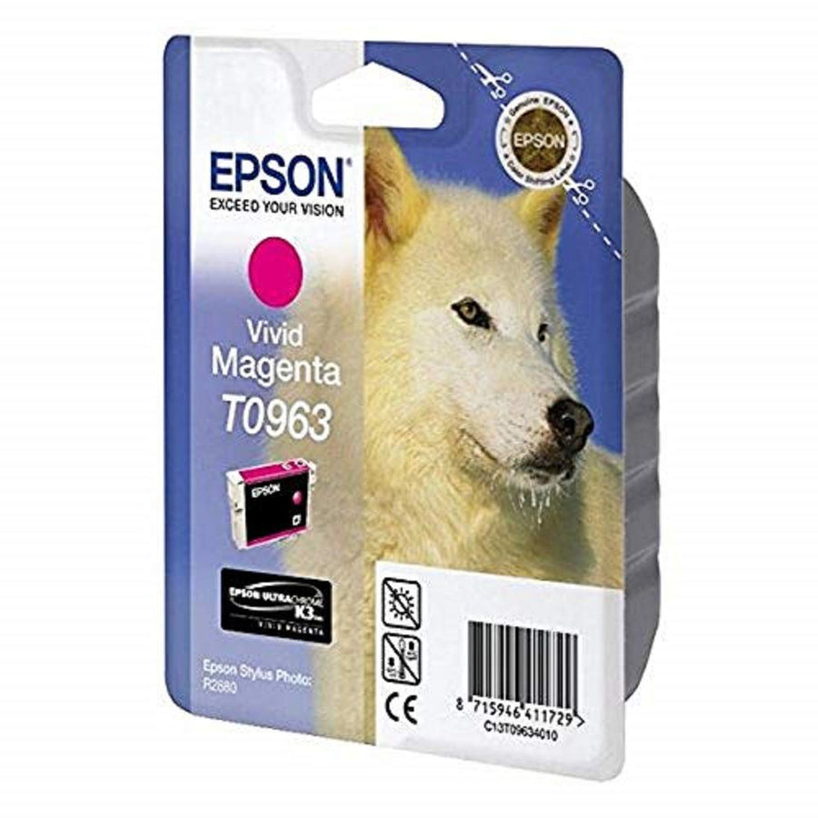 Epson T0963 UltraChrome K3 Magenta Inkjet Cartridge ( C13T09634010 ) NEW OLD STOCK