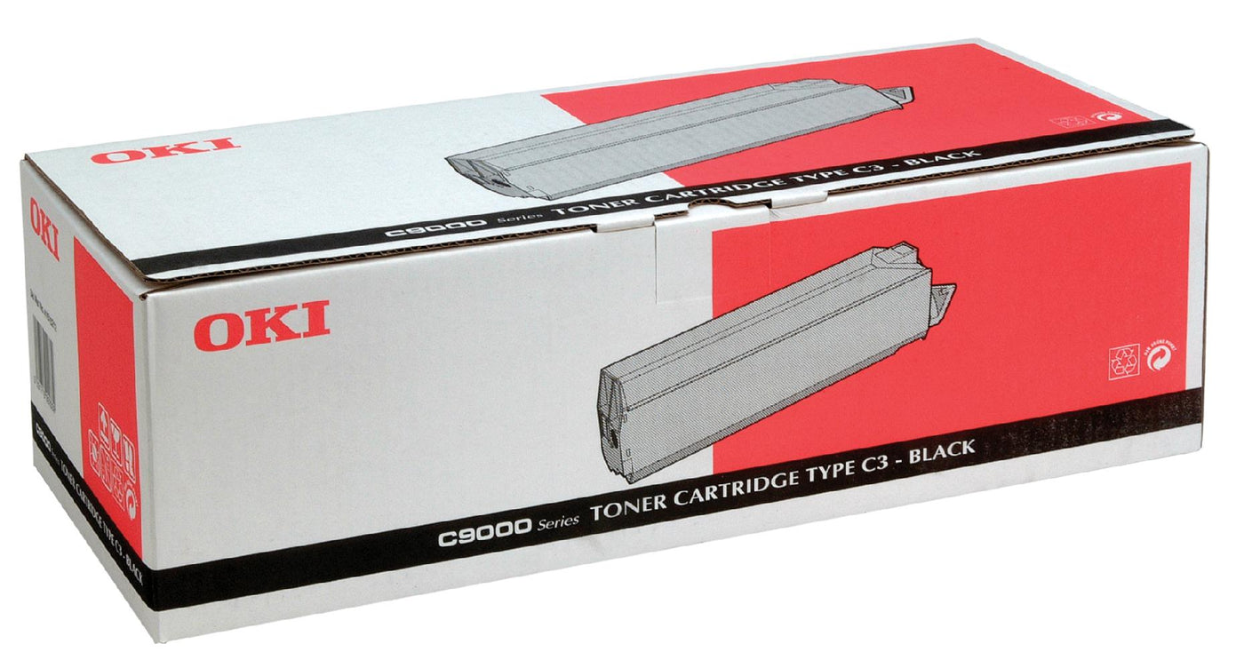 OKI C9200/C9400 Black Laser Toner Cartridge ( 41515212 ) NEW OLD STOCK