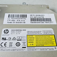 HP DC5V 1.5A SATA DVD/CD Rewritable Drive ( 820286-HC0 DU-8AESH-15B ) USED