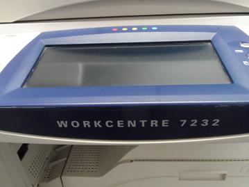 HFD1 - Xerox Workcentre 7232 Colour Multifunction Printer - Off-White & Blue - Error Code  116-388 Powers up to error code. Just Base Unit - SPR