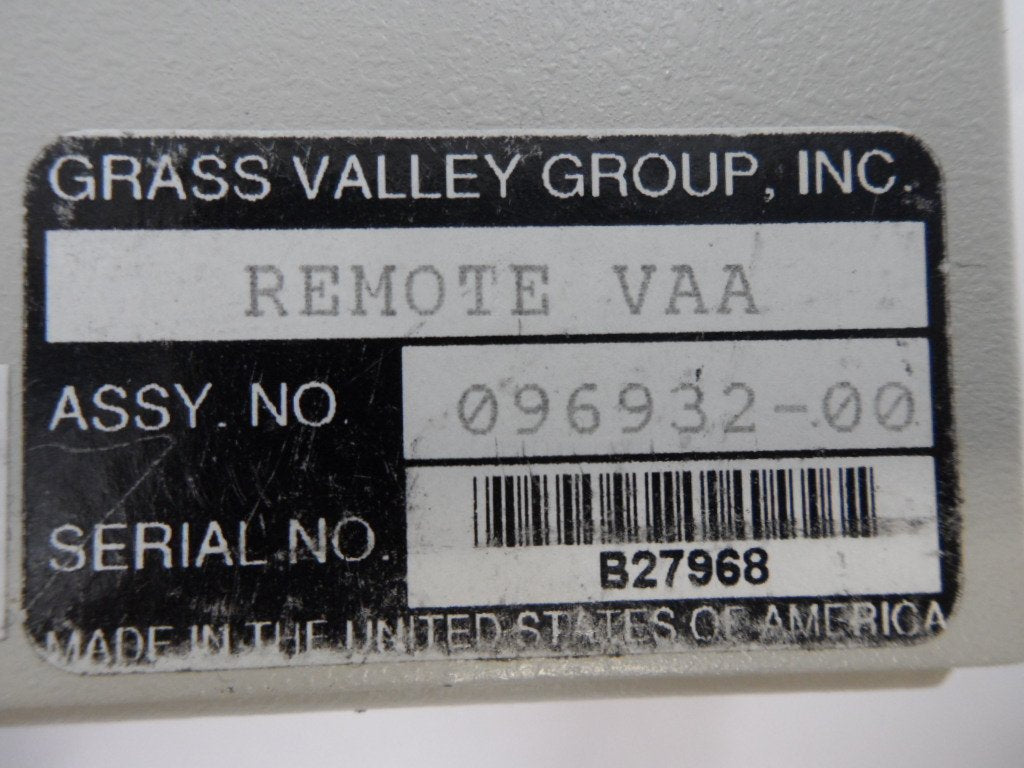 PR19784_096932-00_Grass Valley Performer VAA Remote - Image13