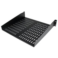 StarTech 2U 19in Vented universal depth shelf for server racks ( CABSHELFV ) NEW