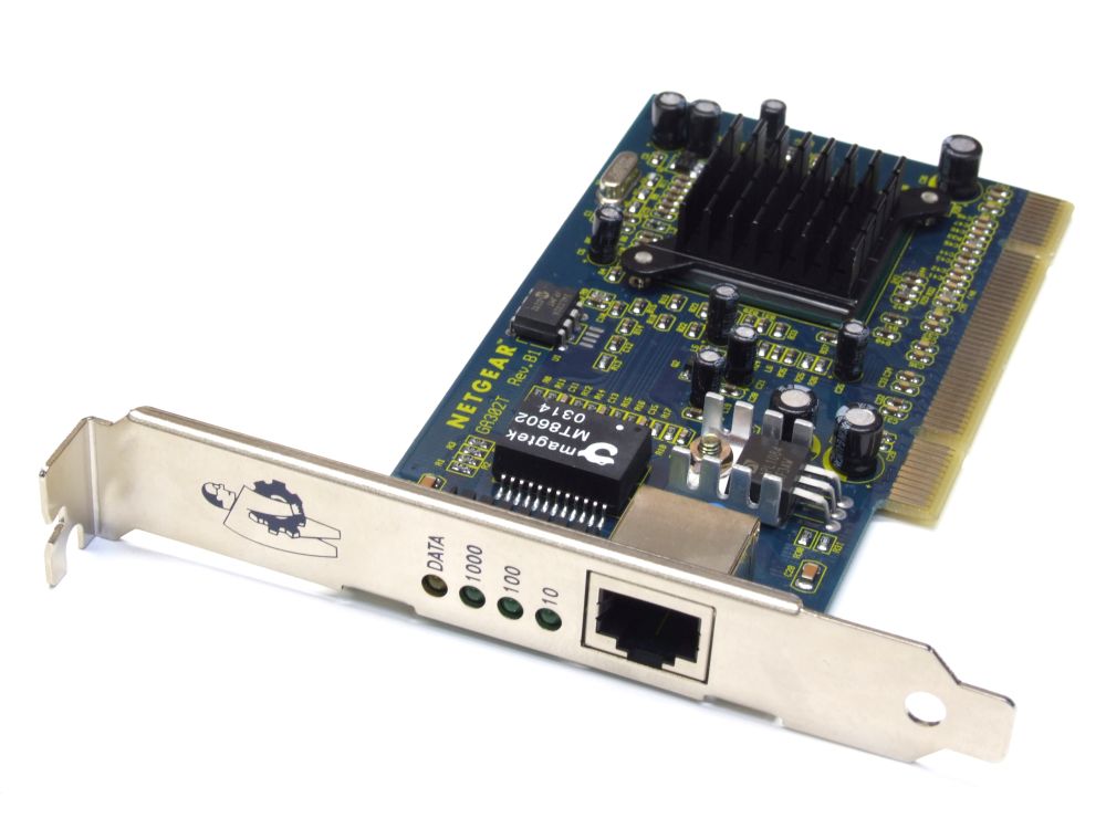 Netgear 32-Bit PCI Copper Gigabit Adapter ( GA302T ) USED