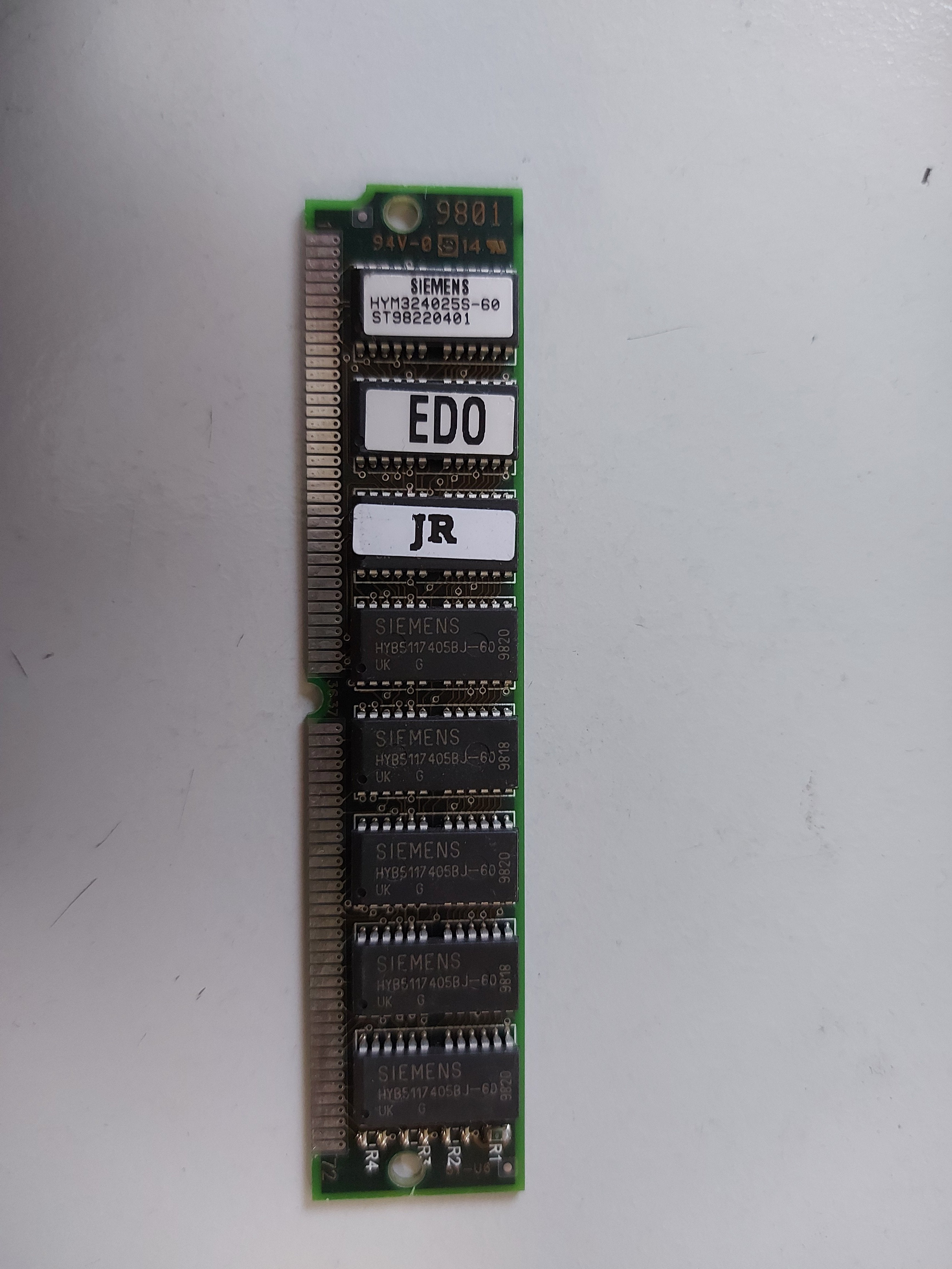 Siemens 16MB EDO-RAM 72-pin PS/2 Memory 60ns SIMM Memory HYM324025S-60