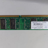 Nanya 128MB PC2700 DDR-333MHz non-ECC Unbuffered CL2.5 184-Pin DIMM NT128D64SH4B
