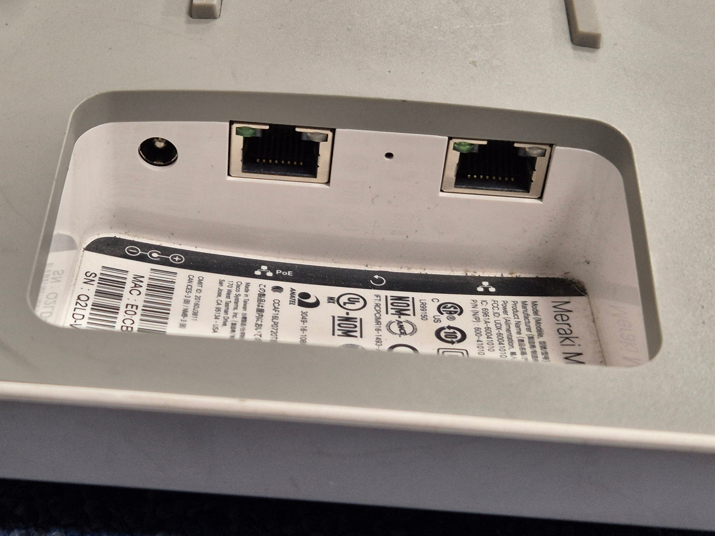 Meraki MR52 Cloud Managed Wireless Access Point ( MR52-HW ) USED
