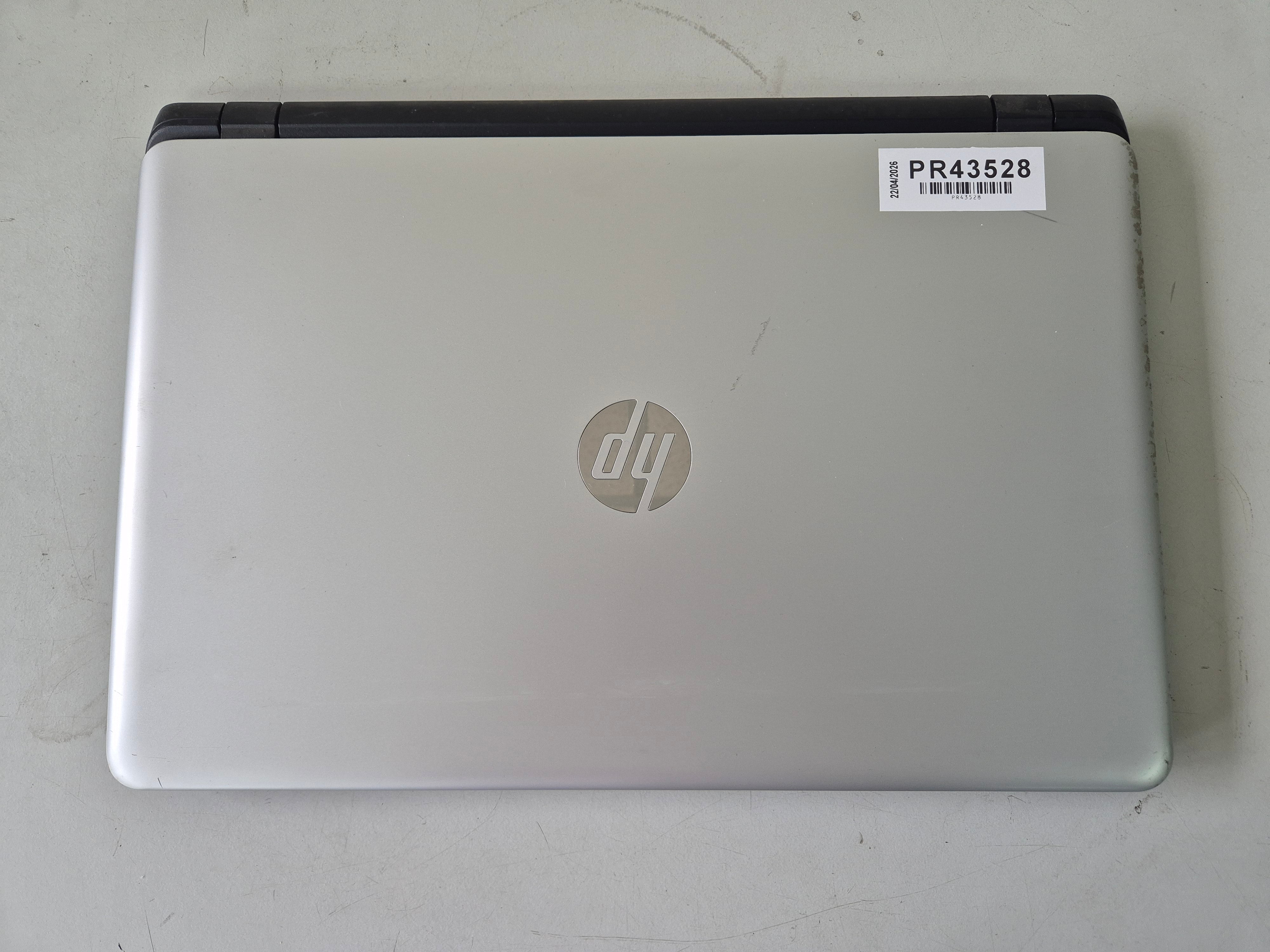 HP 350 G1 500GB HDD DVD 4GB RAM i3-4005U 1.7GHz NO OS 15.6" Battery Unknown NO ADAPTER ( F7Y65EA#ABU ) USED