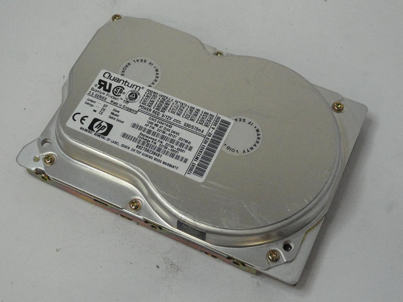 PR03747_TM12A101_HP/Quantum 1,2GB IDE 3.5" HDD - Image3