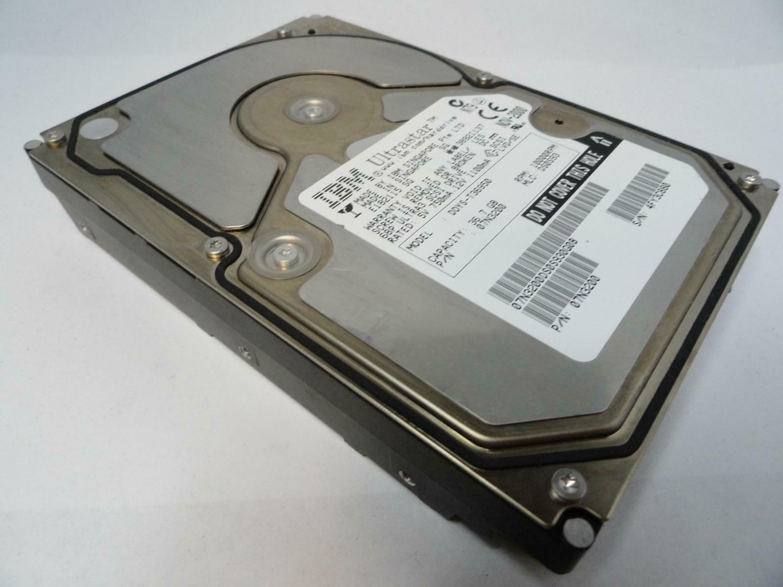 IBM 36.7GB SCSI 68Pin 10Krpm 3.5in HDD ( 07N3200 DDYS-T36950 ) REF