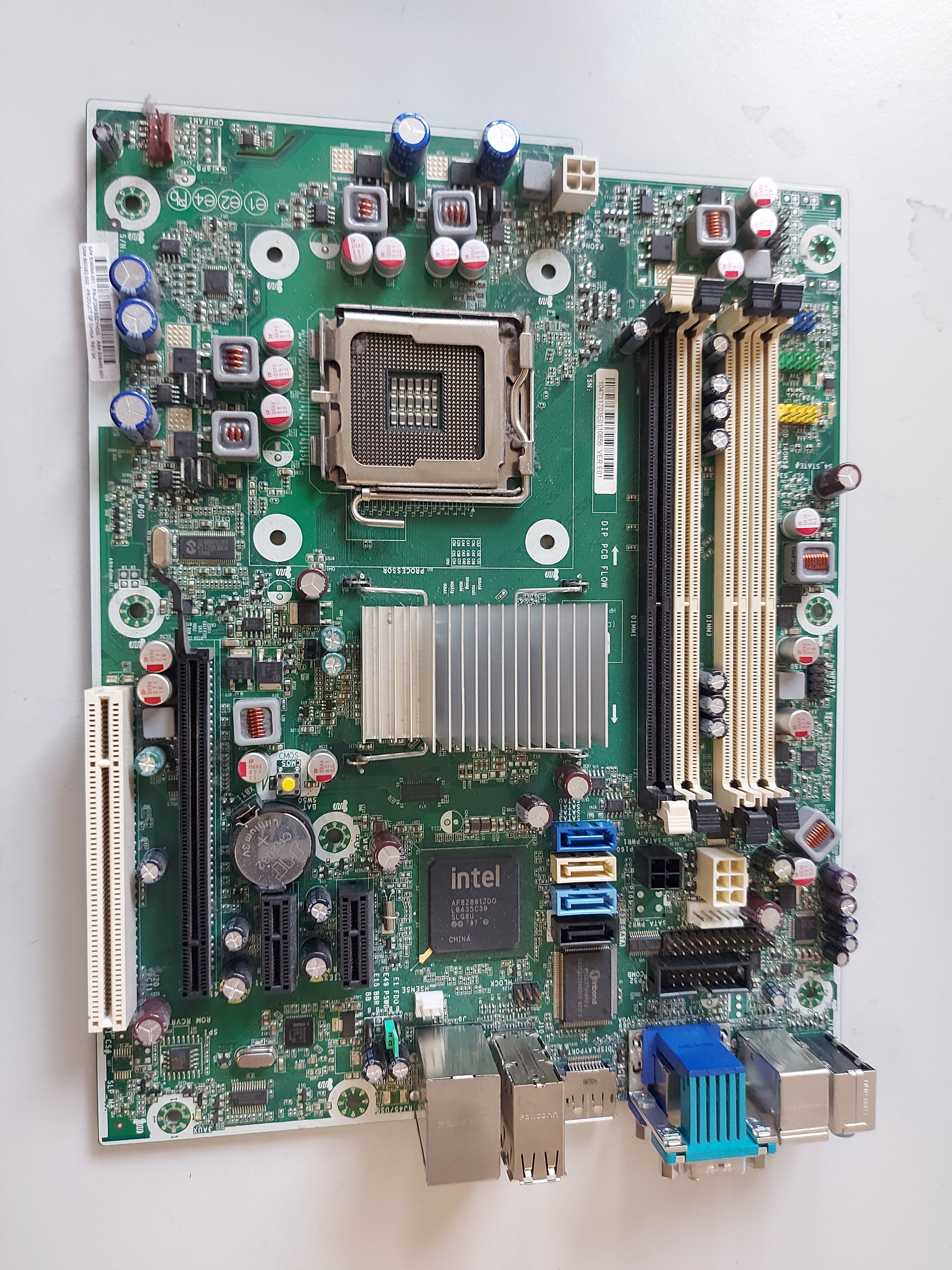 HP Compaq Elite 8000 LGA775 SFF Motherboard VER E01 ( 536884-001 536458-001 ) REF