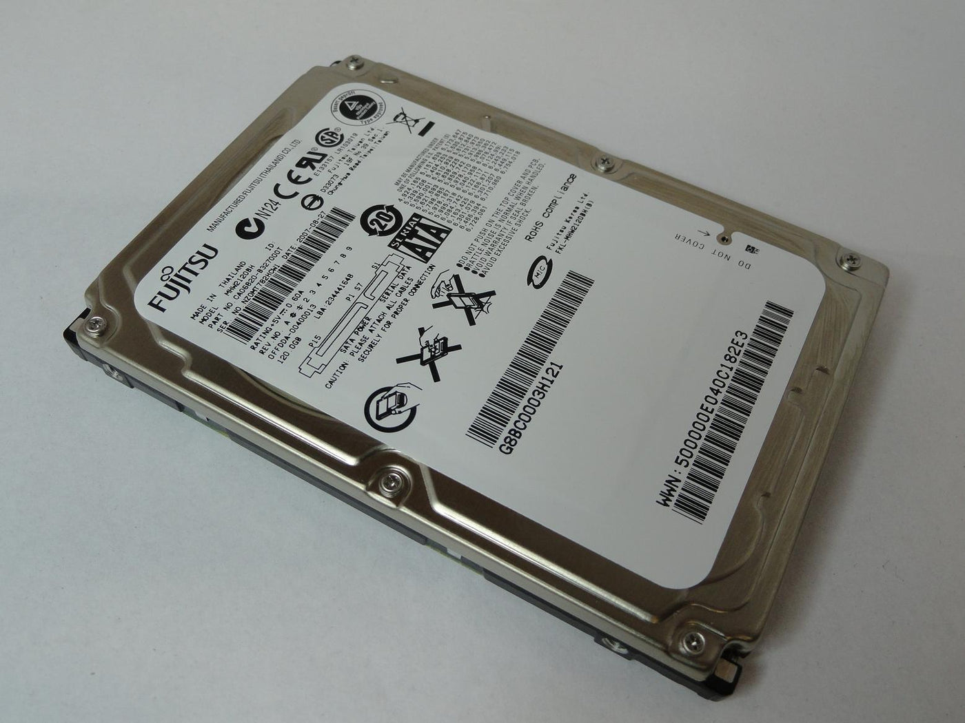 CA06820-B327000T - Fujitsu 120GB SATA 5400rpm 2.5in HDD - Refurbished