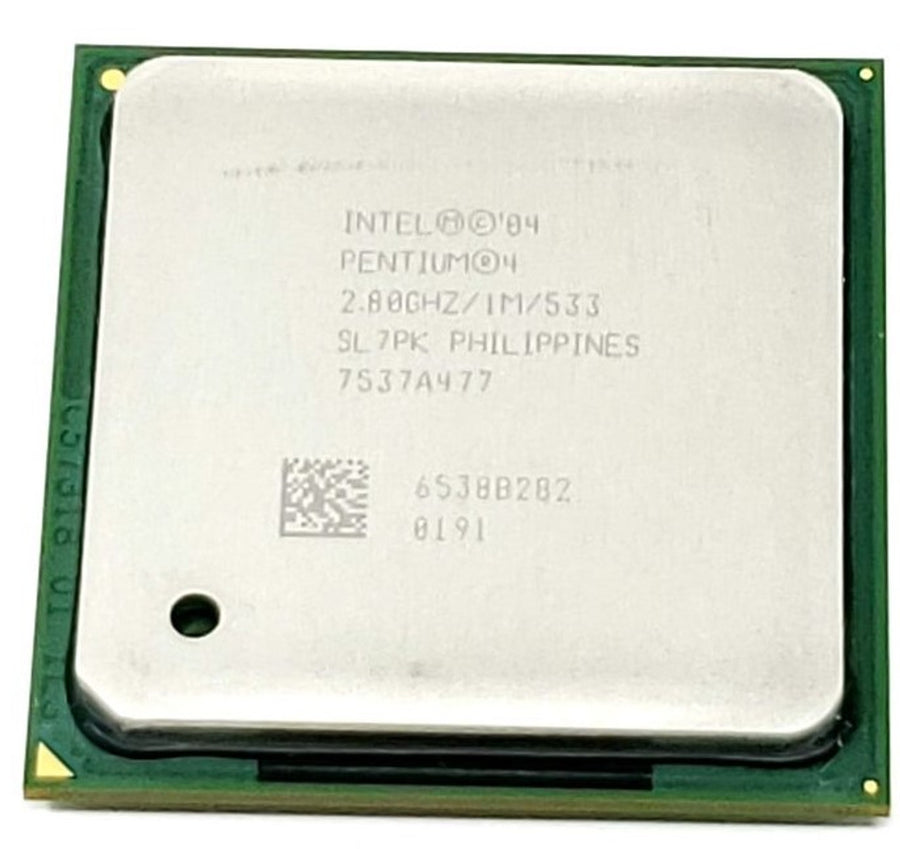 Intel Pentium 4 2.80GHz 533MHz Socket 478 CPU Processor ( SL7PK ) USED