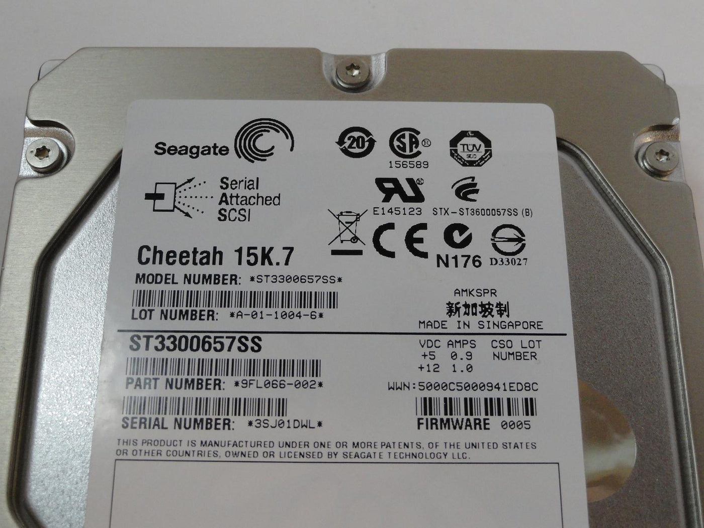 PR21297_9Z1066-002_Seagate 300GB SAS 15Krpm 3.5in HDD - Image3