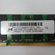 PR24021_MT16HTF25664HY-667G1_Micron MT16HTF25664HY-667G1 DDR2 2Gb Ram - Image2