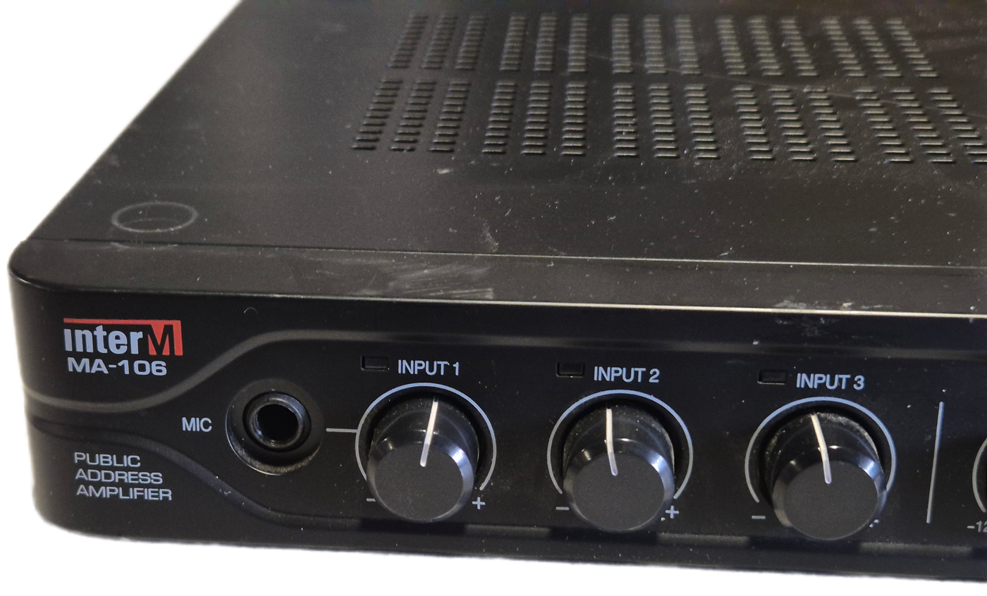 Inter-M Public Address Amplifier ( MA-106 ) USED