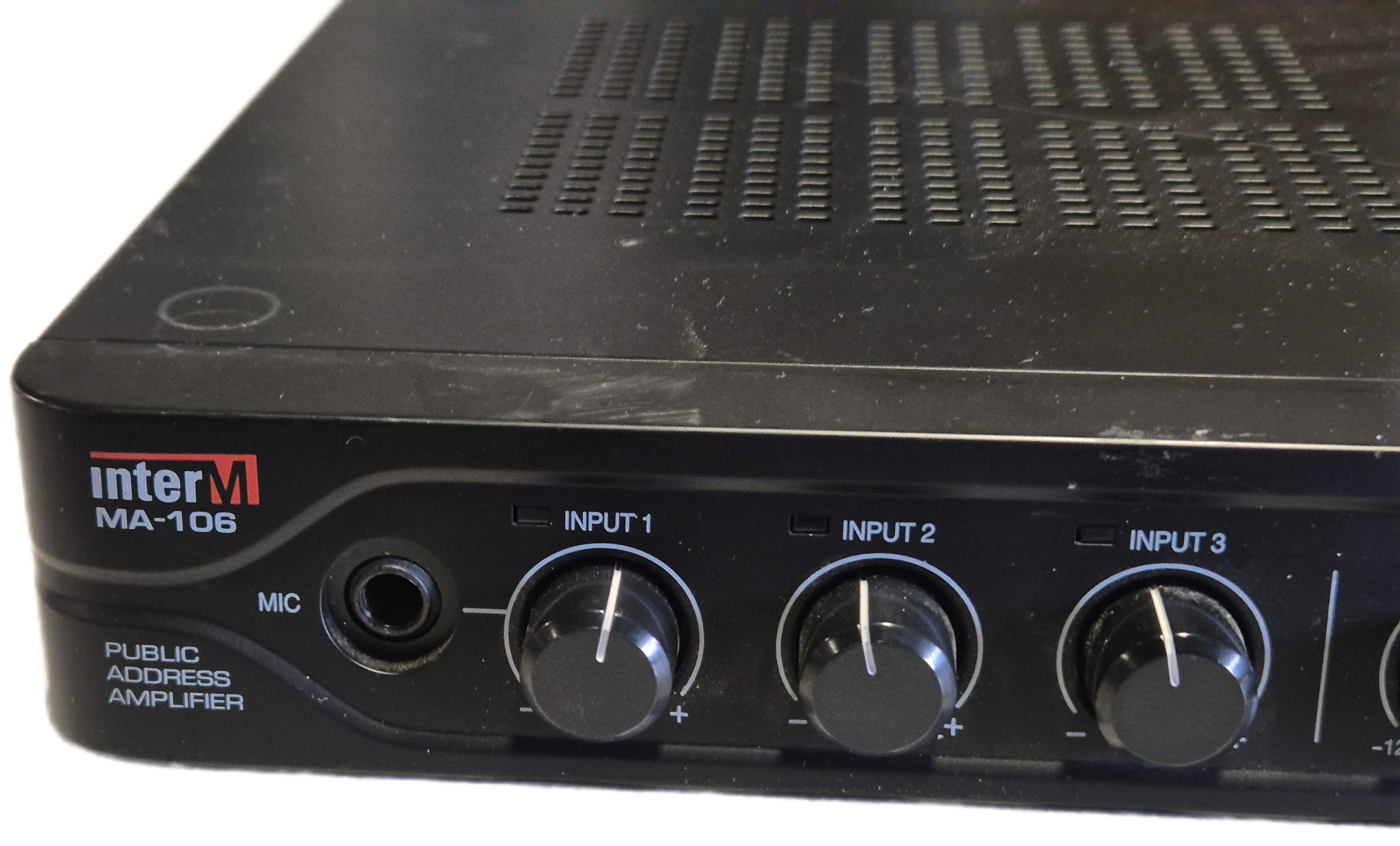 Inter-M Public Address Amplifier ( MA-106 ) USED