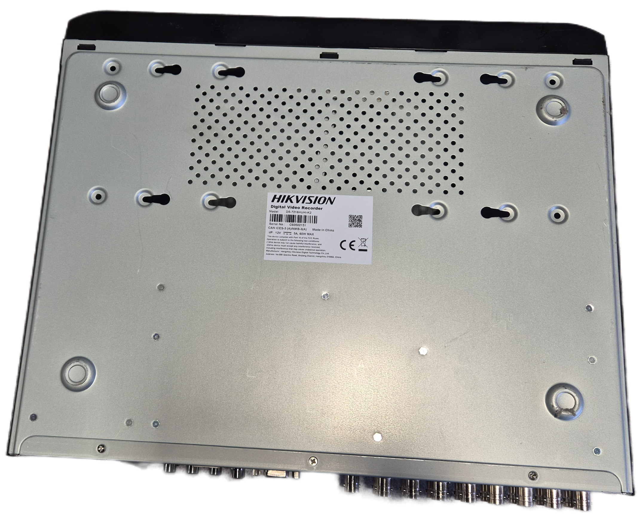 HIKVision 16 Channel Embedded Net DVR NO HDD - passwords reset NO PSU ( DS-7216HUHI-K2 ) USED