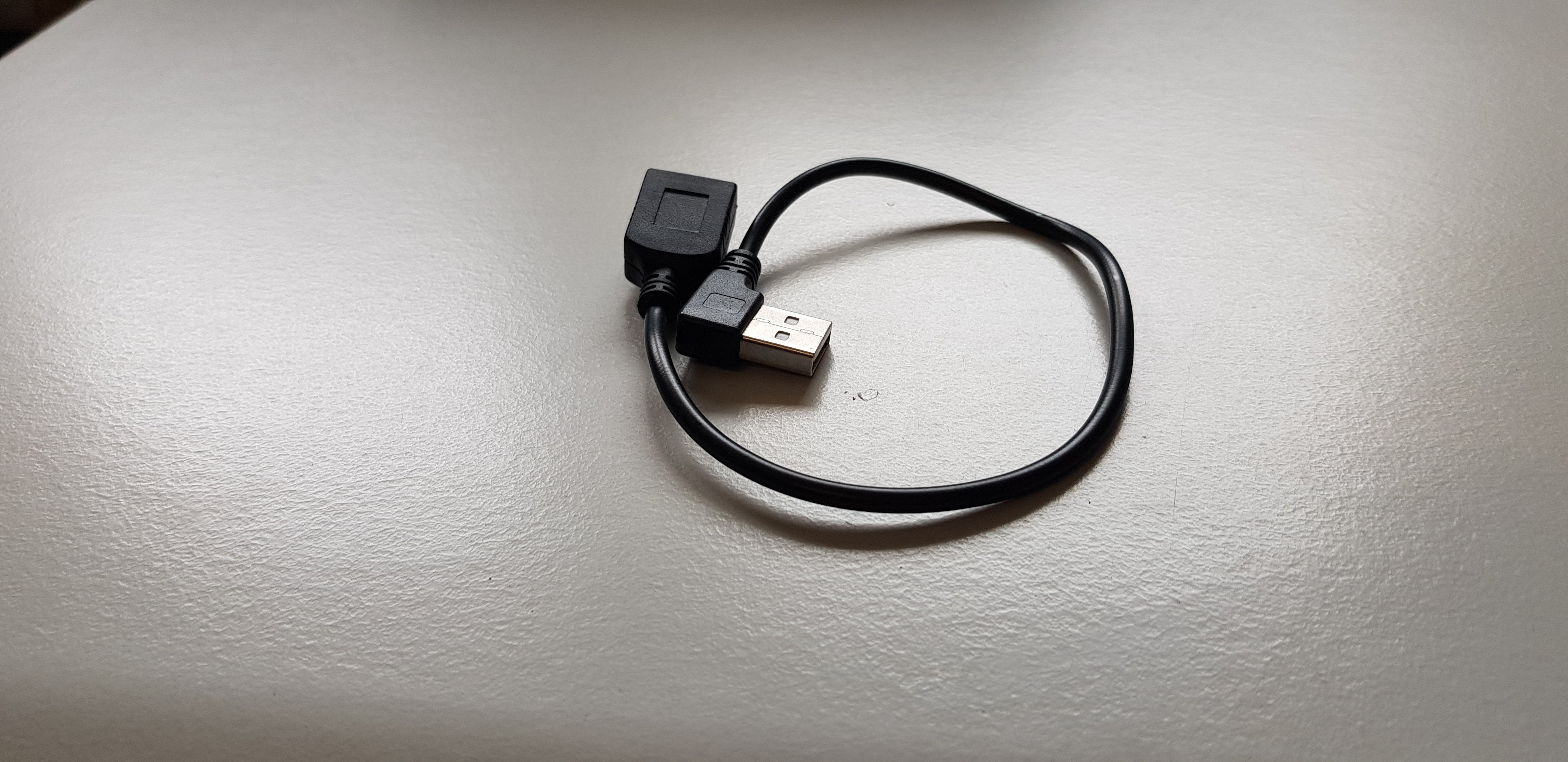Sinforcon Right angle USB extension cable (AM to AF) (CAB0005)