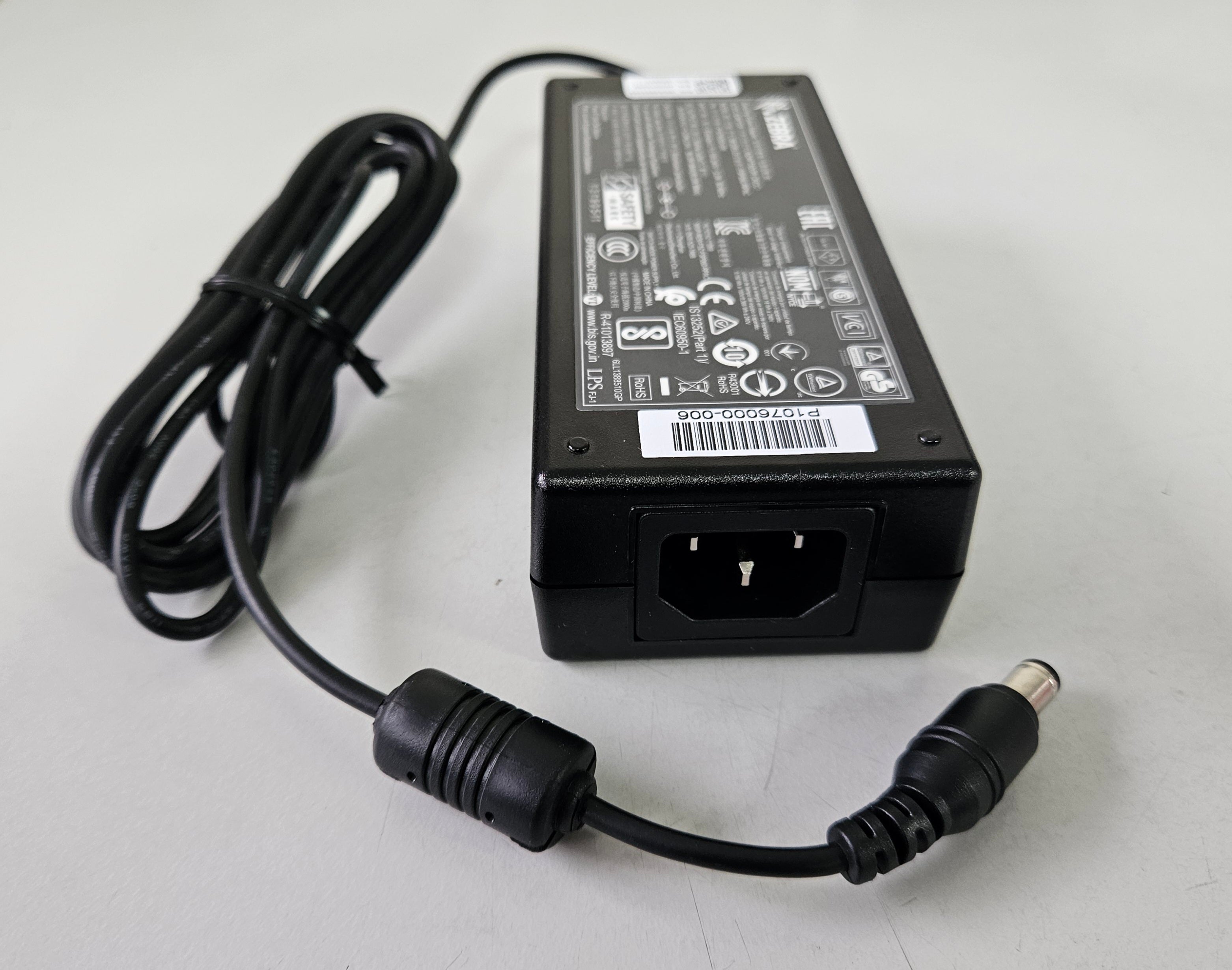 ZEBRA 24V 2.5A 60W SWITCHING POWER ADAPTER ( P1076000-006 ) REF