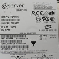 PR20005_9U9006-032_Seagate IBM 36.4Gb SCSI 80 Pin 15Krpm 3.5in HDD - Image3