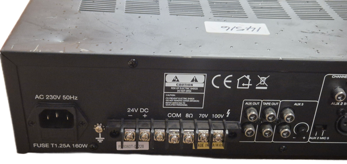 Eagle PA6060T 60W Public Address Amplifier ( PA6060T-00228 ) USED