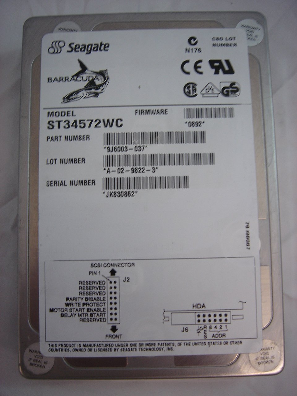 MC5576_9J6003-037_Seagate 4.5GB SCSI3 HDD - 80pin - 7200rpm - Image2