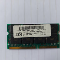 Micron/HP 256MB PC100 100MHz non-ECC Unbuffered CL2 144-Pin SDRAM SoDimm Memory Module (MT16LSDF3264HG-10EB2 33L3070)