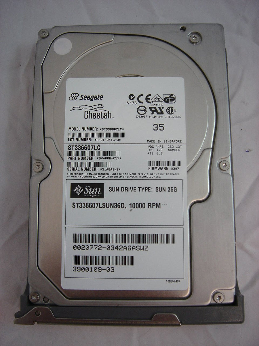 PR15878_9V4006-060_Seagate Sun 36GB SCSI 80 Pin 10Krpm 3.5in HDD - Image2