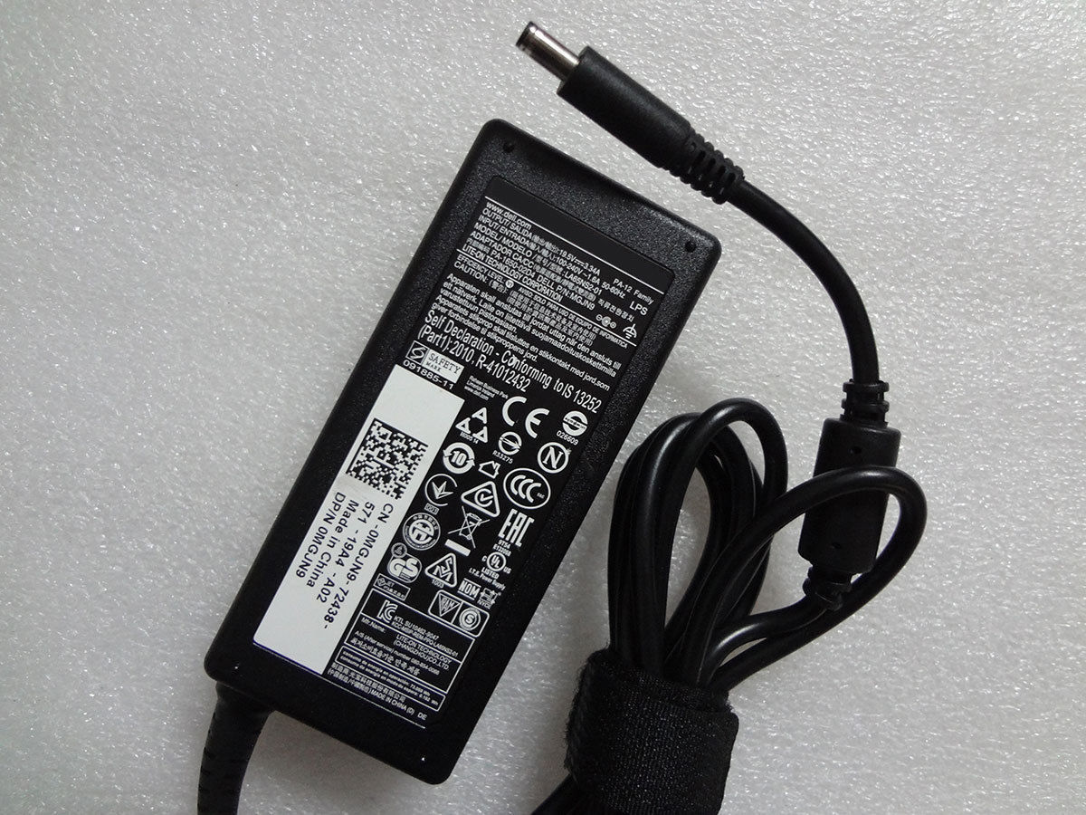 DELL Genuine 19.5V 3.34A 65W AC Power Adapter ( 0N6M8J N6M8J  Ref )
