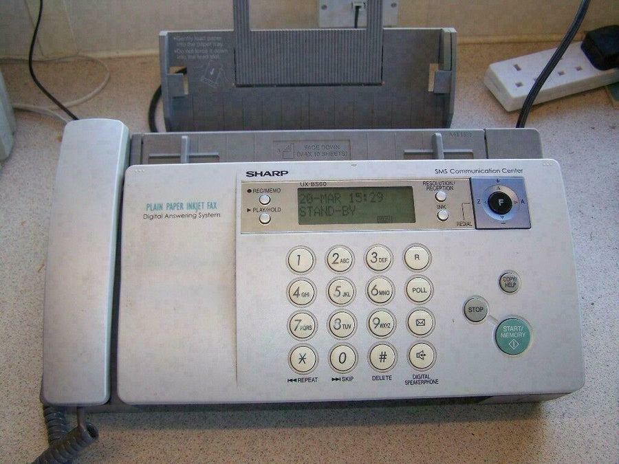 Sharp UX-BS60 Fax Machine Control Panel ( UX-BS60 FR917) ) USED
