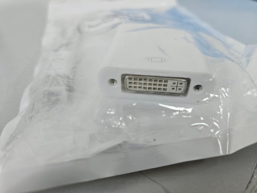 Videk Mini DisplayPort Plug to DVI Socket Adaptor - White ( 2409EMD ) NEW