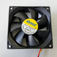 Akasa 12V 1.4W Ball Bearing 80mm DC Fan ( DFC802512M ) USED