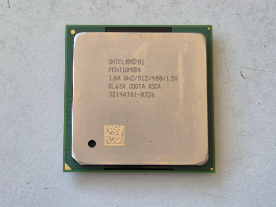 Intel P4 1.8Ghz 400MHz FSB 512KB L2 Cache Socket PPGA478 CPU ( SL63X ) REF