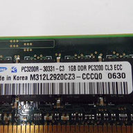 PR11832_M312L2920CZ3-CCCQ0_HP/Samsung 1GB PC3200 DDR-400MHz 184-Pin DIMM - Image2