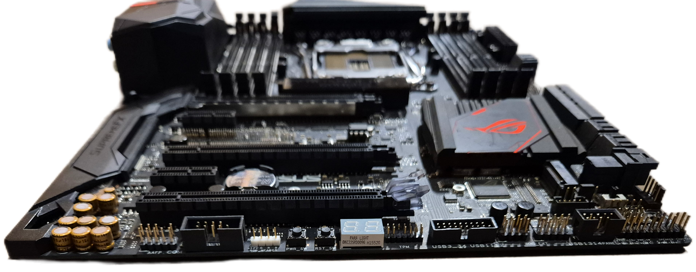 ASUS ROG STRIX X99 Gaming Motherboard LGA2011-3 DDR4 ATX - NO PCIEx4 connector USED