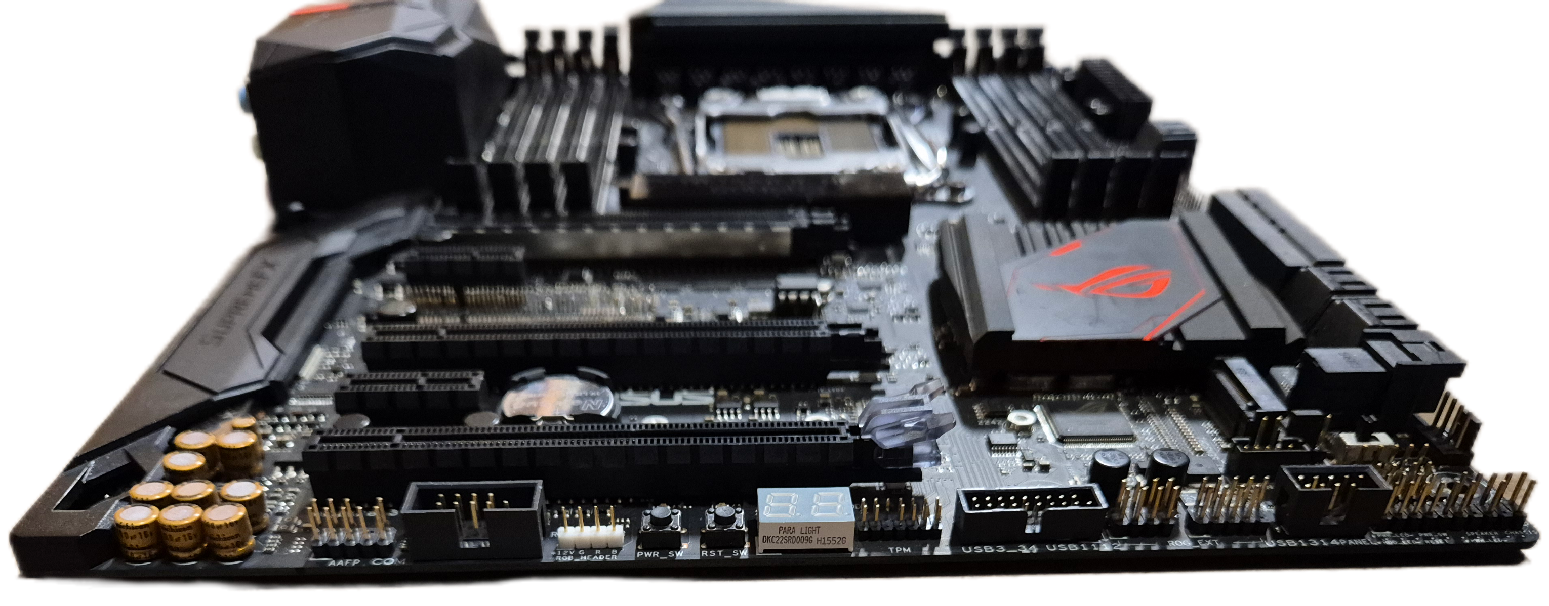 ASUS ROG STRIX X99 Gaming Motherboard LGA2011-3 DDR4 ATX - NO PCIEx4 connector USED